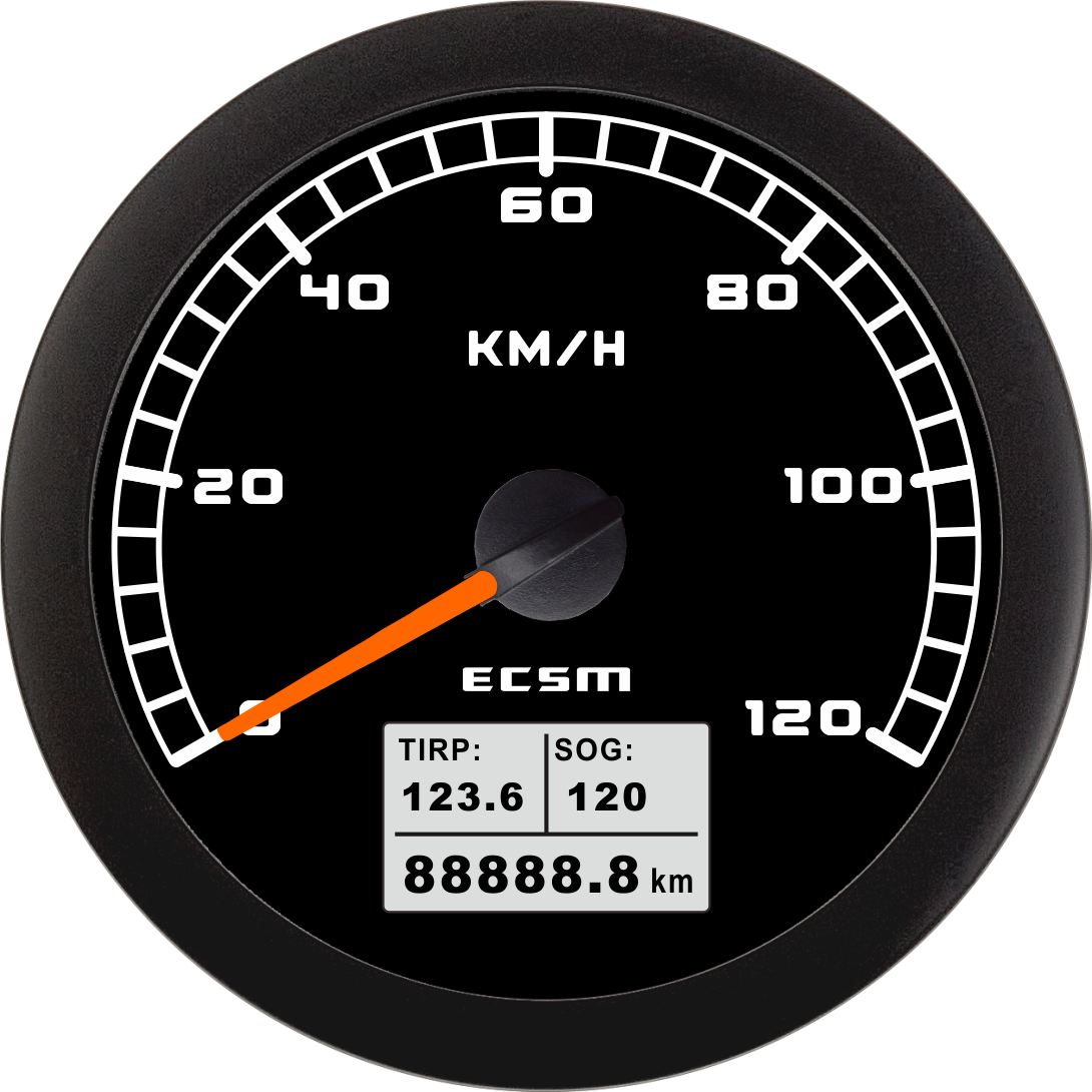 ECT-GPS speedometer 120MPH