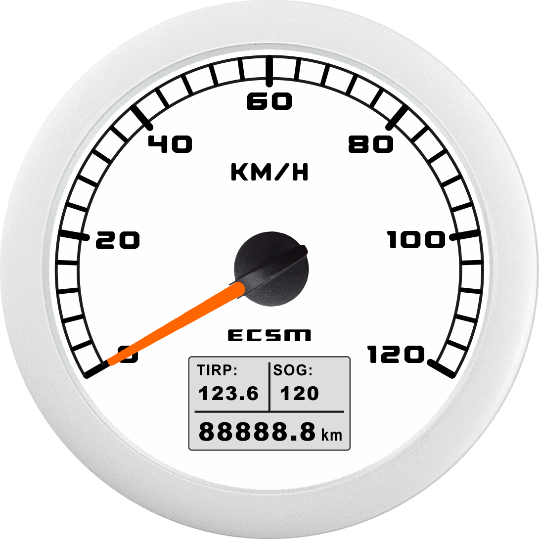ECT-GPS speedometer 120MPH