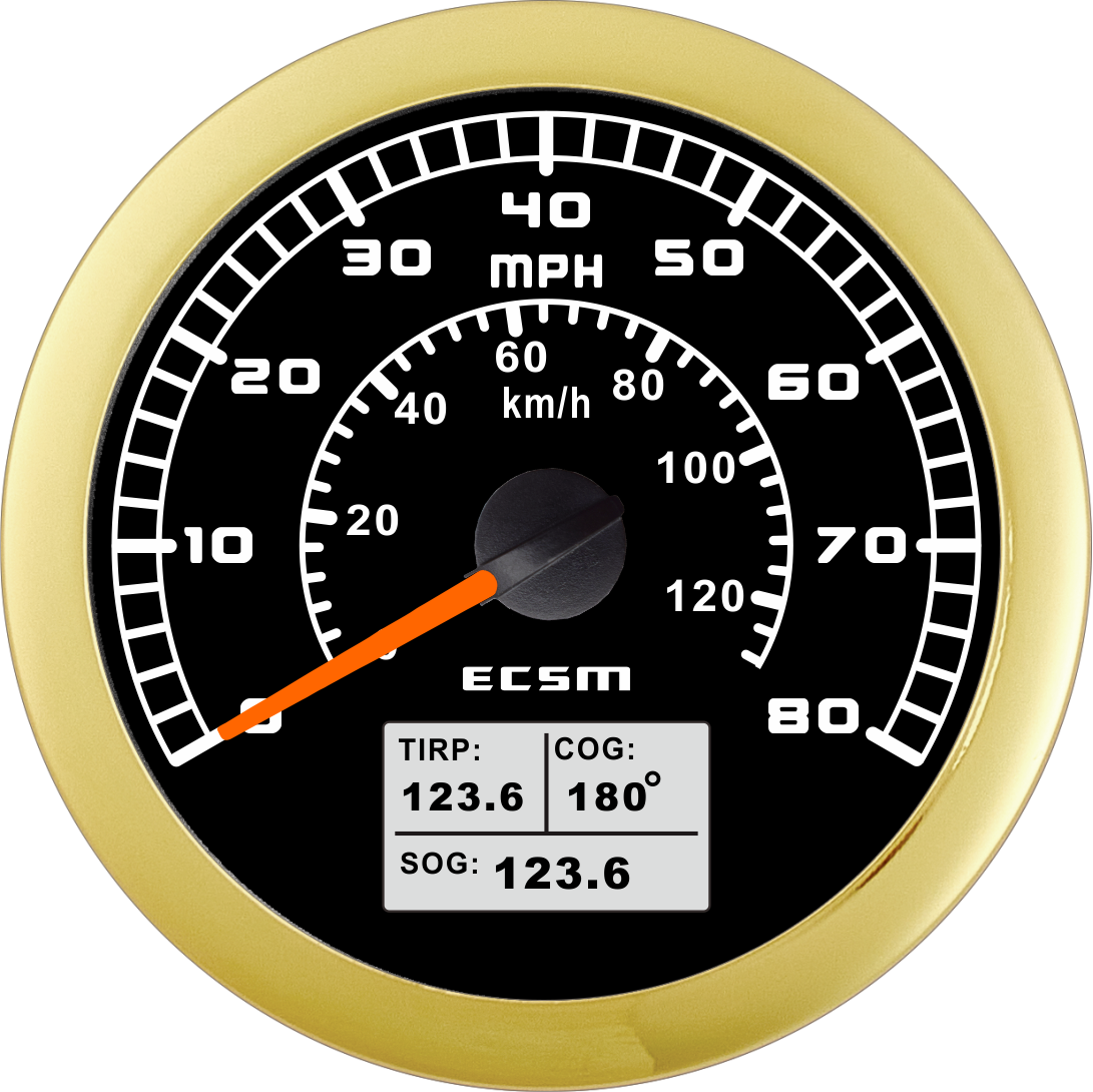 ECT-GPS speedometer 80MPH