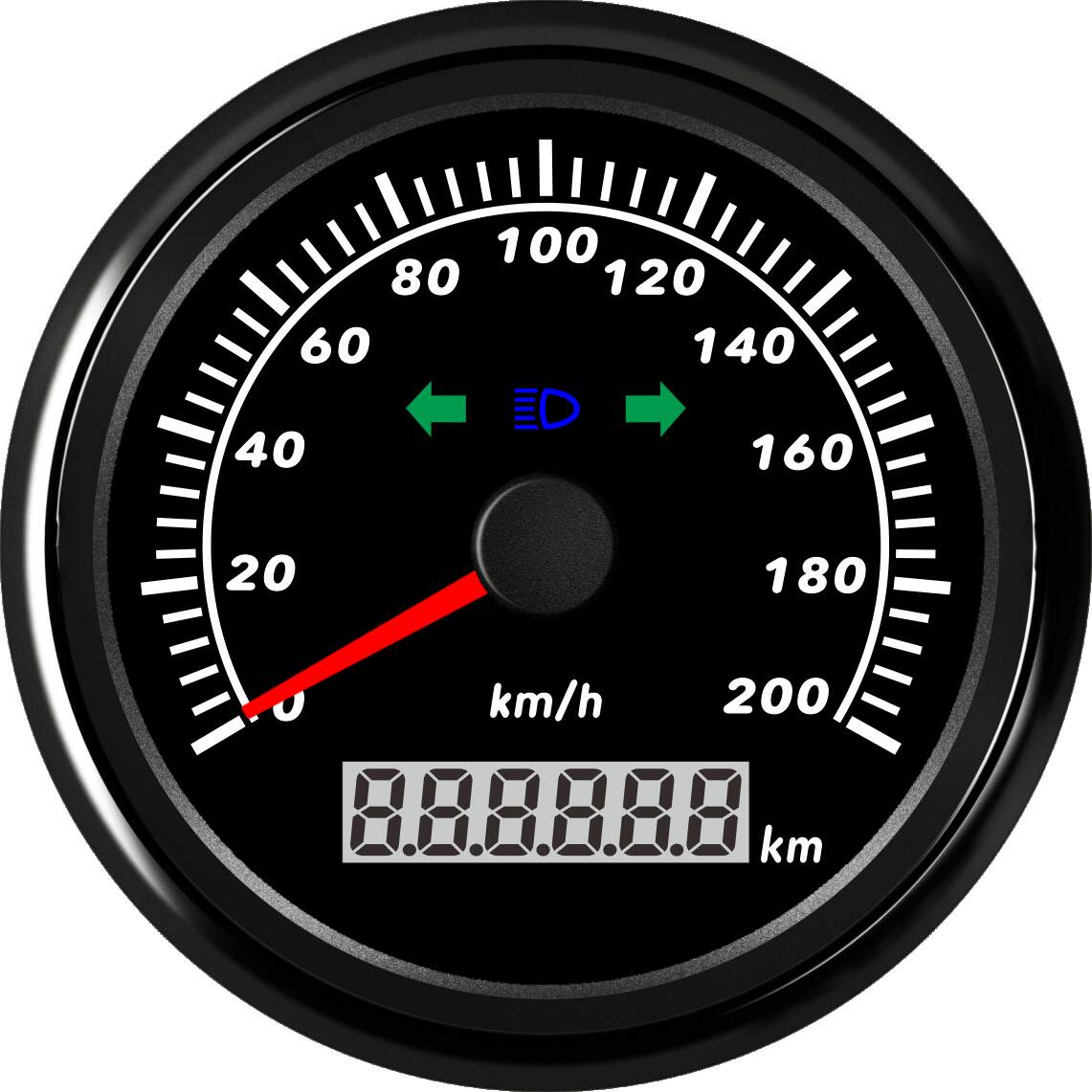 ECPC/ECPS-GPS speedometer 200Km/h