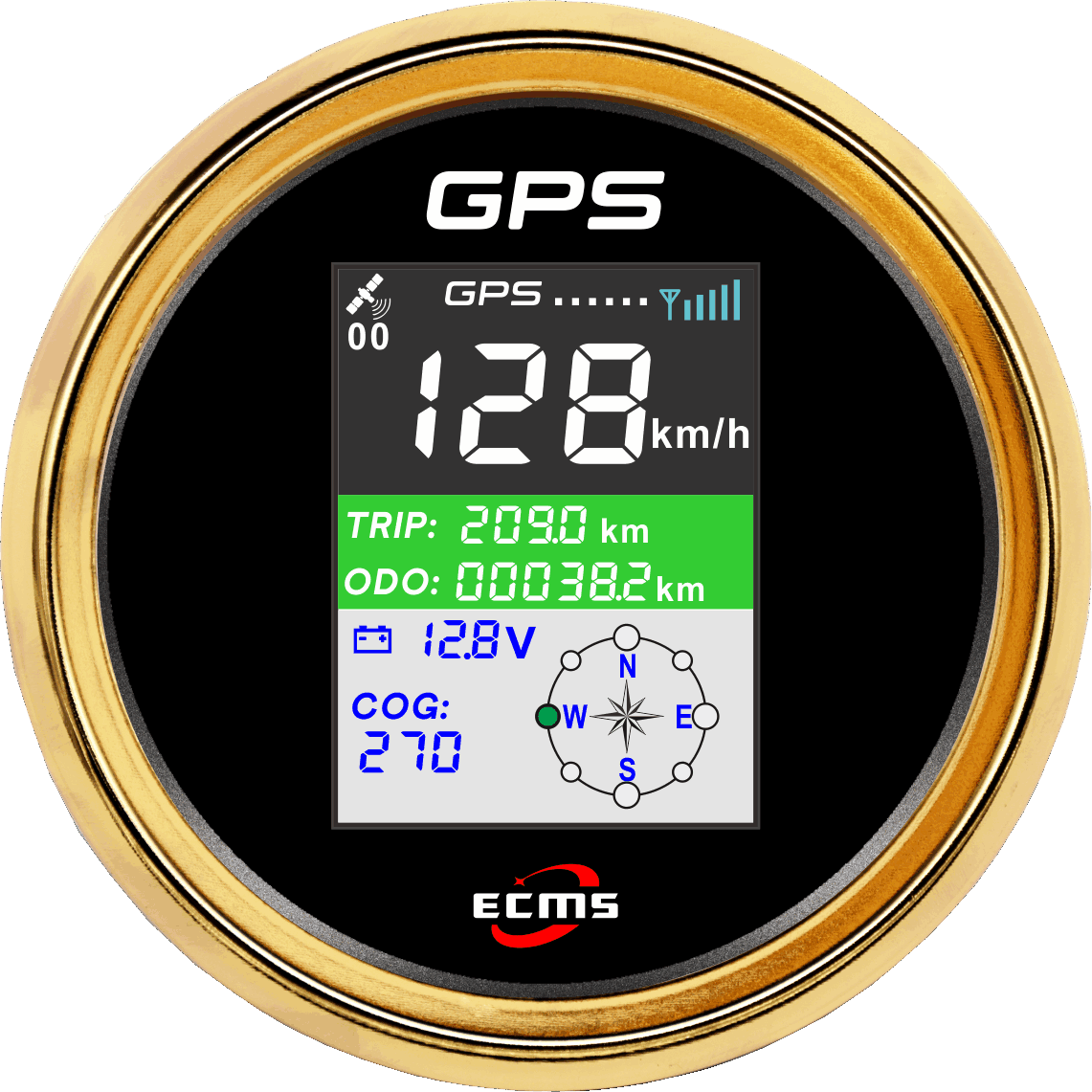 ECP/ECP2-GPS速度表（彩屏）