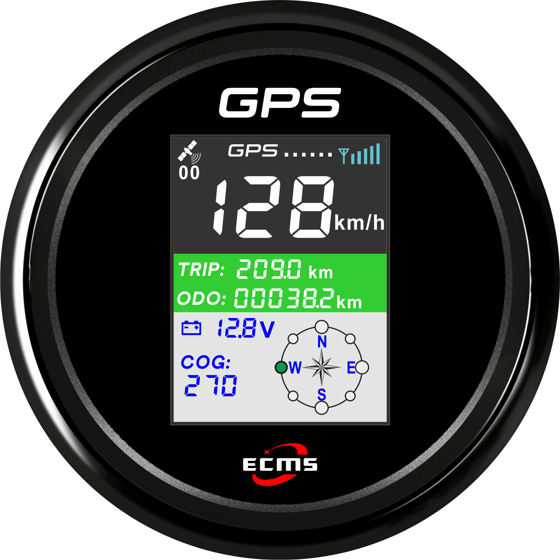 ECP/ECP2-GPS速度表（彩屏）