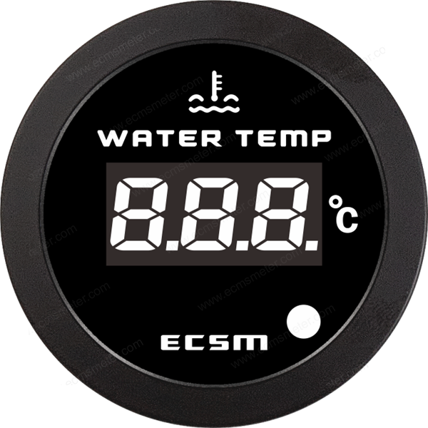 ECT-Digital water temperature gauge (with high temperature alarm light)
