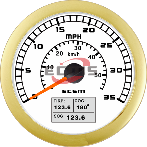 ECT-GPS speedometer 35MPH