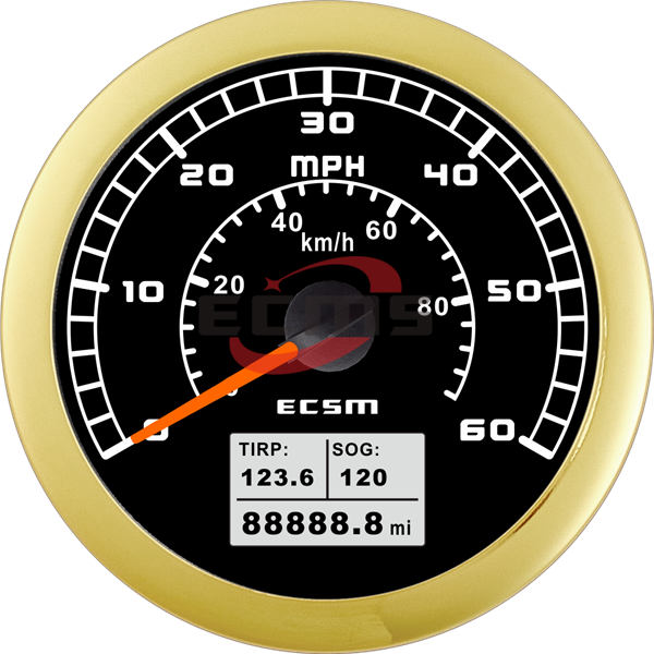 ECT-GPS speedometer 60MPH
