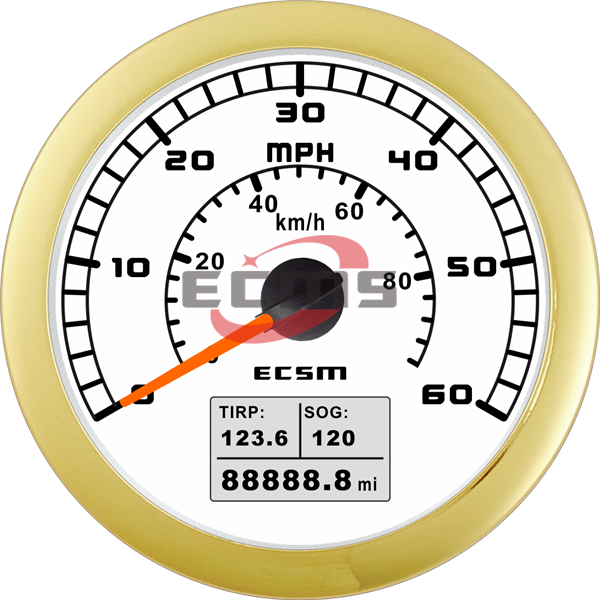 ECT-GPS speedometer 60MPH