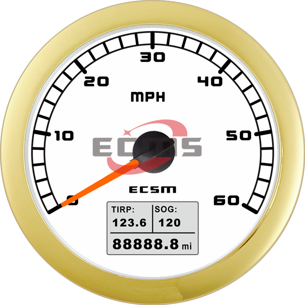 ECT-GPS speedometer 60MPH