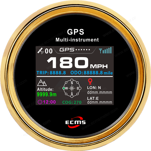 ECP/ECP2-TFT GPS速度/高度仪表