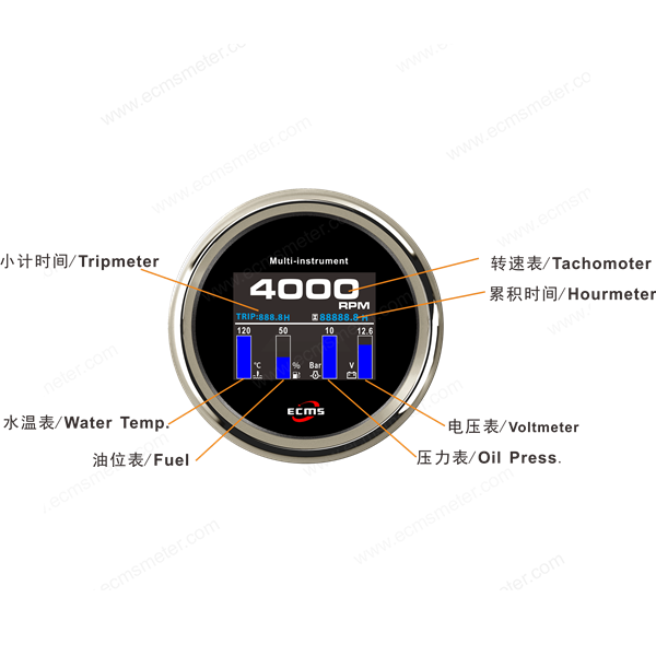 ECP/ECP2-TFT 转速多功能仪表