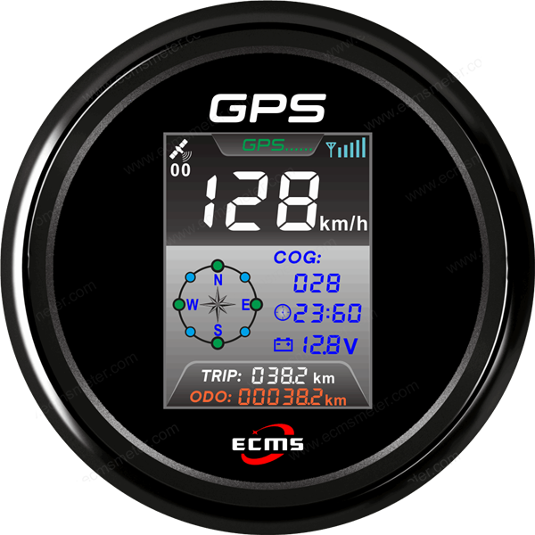 ECP/ECP2-GPS速度表（彩屏-带时钟）